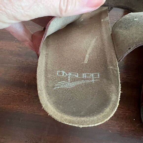 Dansko Savannah Cork Wedge Sandals. Size 40 (9.5/10). Good Condition. - Picture 12 of 12